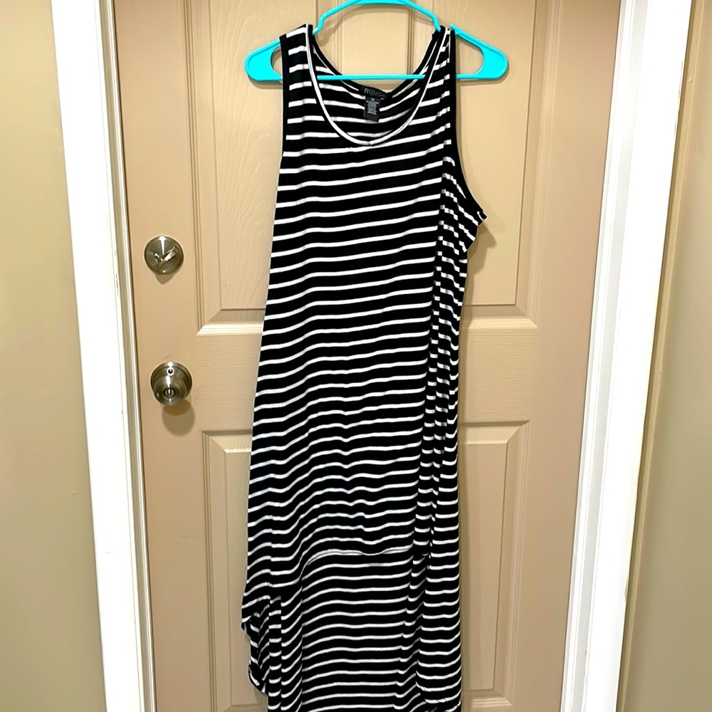Rouge Collection hi low summer girl women’s dress - SZ 2X